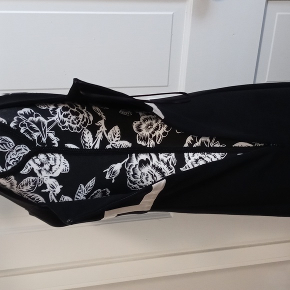 🖤Diane Von Furstenberg🖤 - Black/Ivory Tai Stretch Dress - Picture 8 of 14